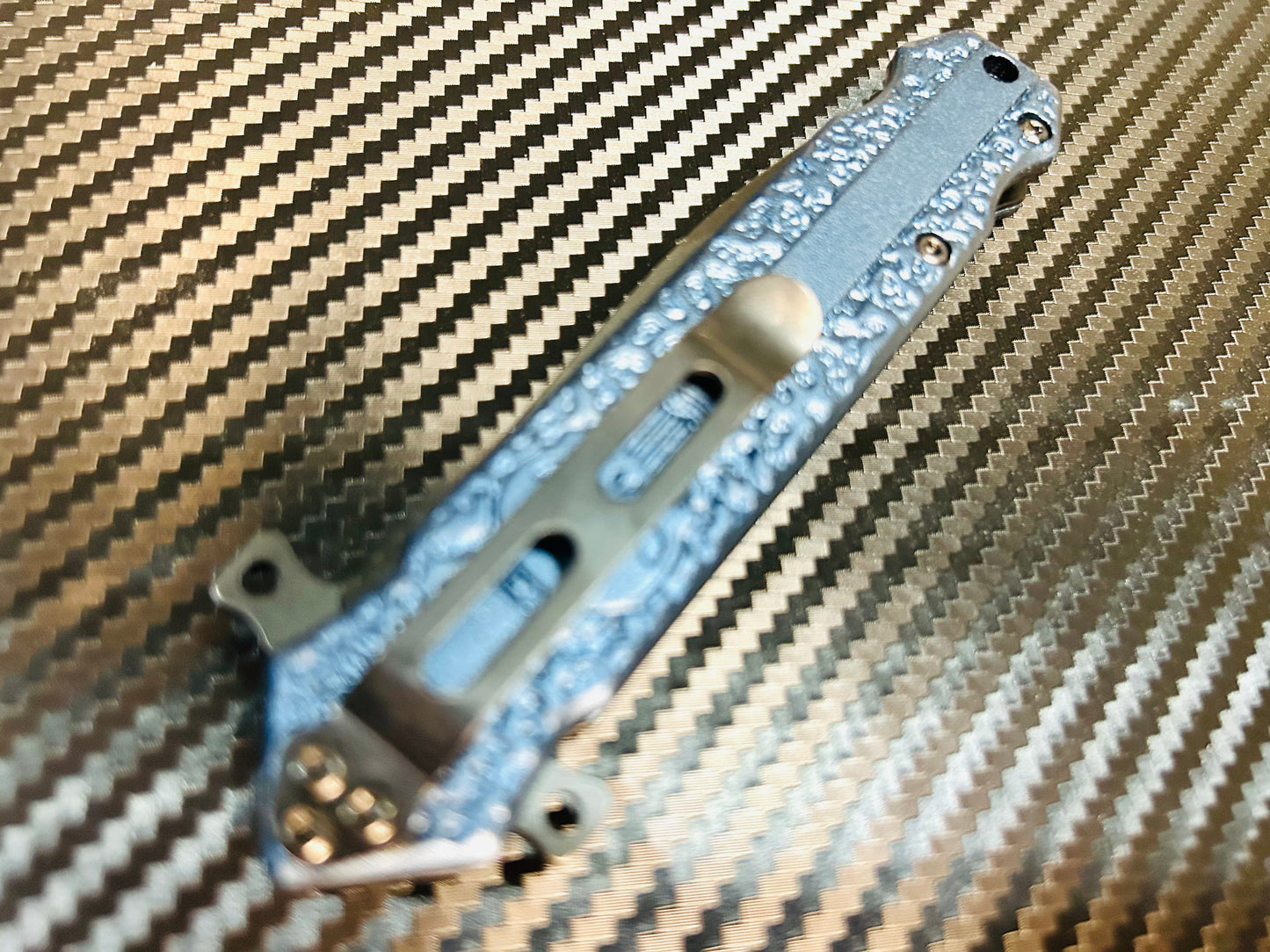 ElitEdge 8” USA Flag Skull Tactical Spring Assisted Open Blade Pocket Knife Cool Knife Cute Knife