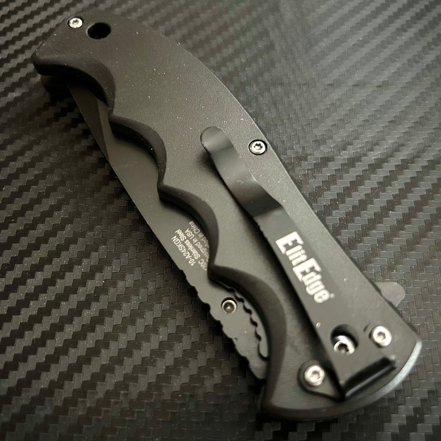 ElitEdge 8” Green Dragon Skull Tactical Cool Knife Spring Assisted Open Blade Folding Pocket knife. Hunting, Camping, Cute Knife. Cool Knives