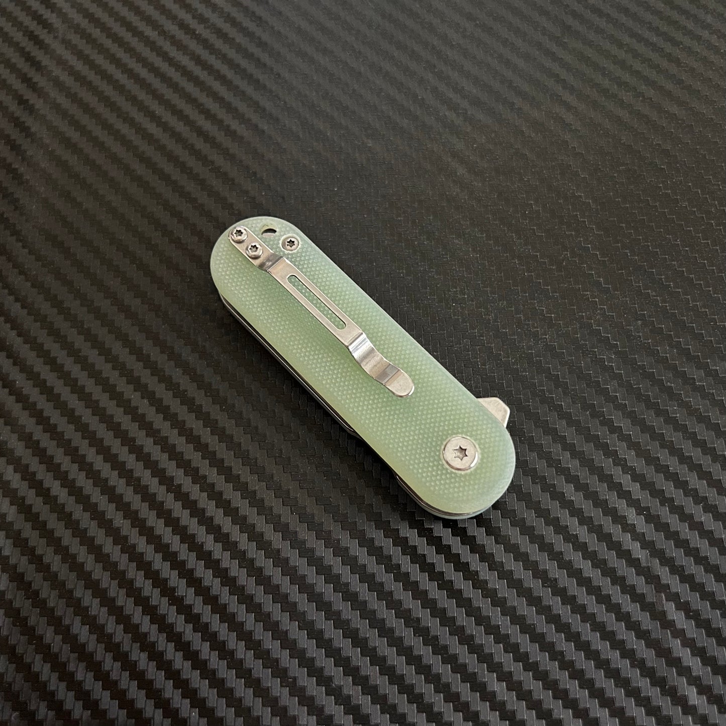 ElitEdge Emerald Green Mini Folding Pocket Knife: Ball Bearing, Stainless Steel Blade
