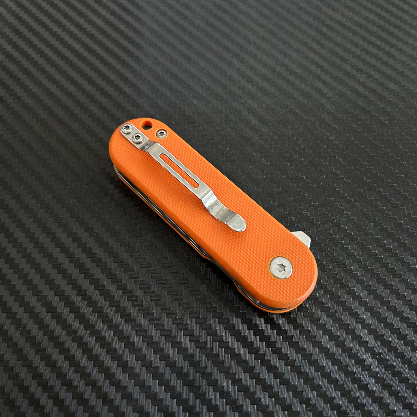 ElitEdge 6” Orange Mini Cute Knife Ball Bearing Open Blade Folding Pocket Knife. Hunting, Camping, Cute Knife. Cool Knife