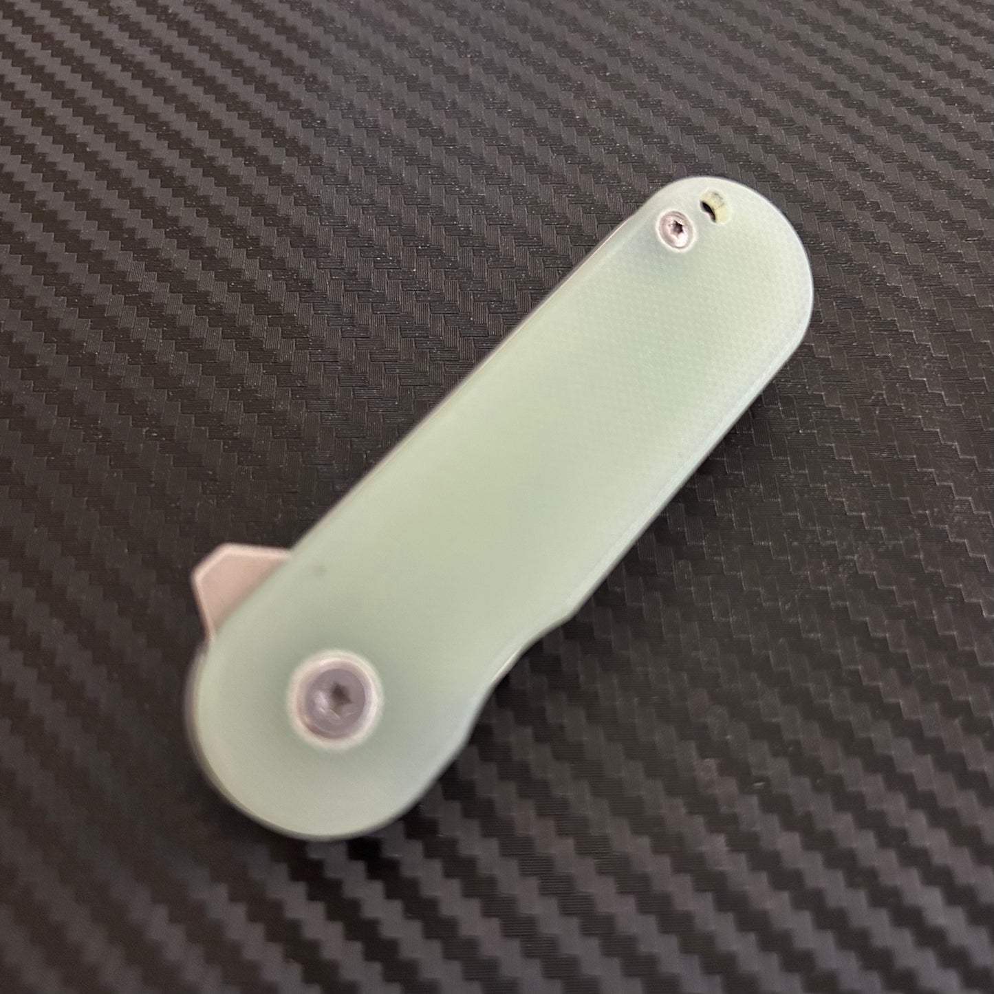 ElitEdge Emerald Green Mini Folding Pocket Knife: Ball Bearing, Stainless Steel Blade
