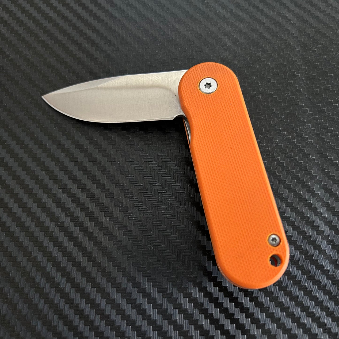 ElitEdge 6” Orange Mini Cute Knife Ball Bearing Open Blade Folding Pocket Knife. Hunting, Camping, Cute Knife. Cool Knife