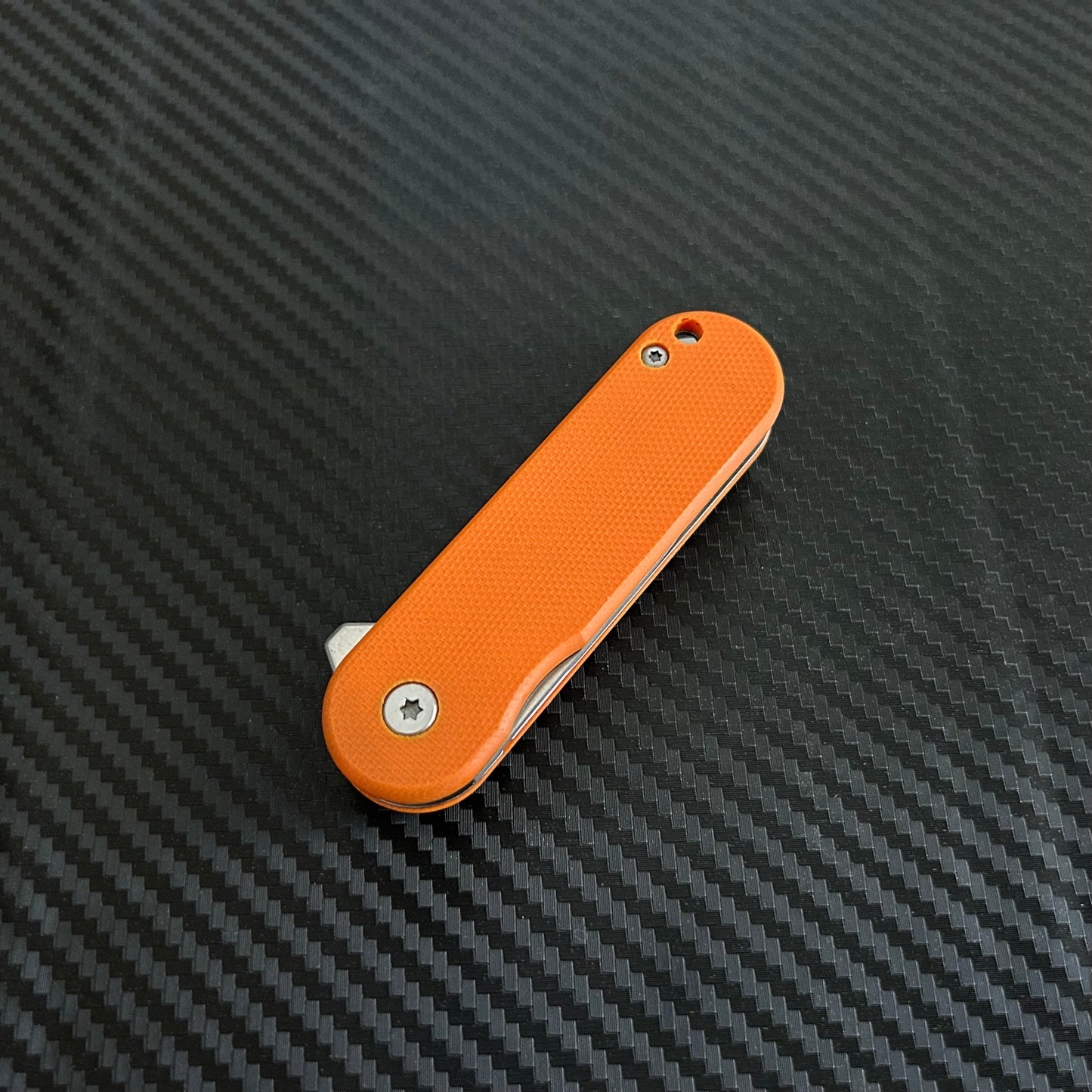 ElitEdge 6” Orange Mini Cute Knife Ball Bearing Open Blade Folding Pocket Knife. Hunting, Camping, Cute Knife. Cool Knife