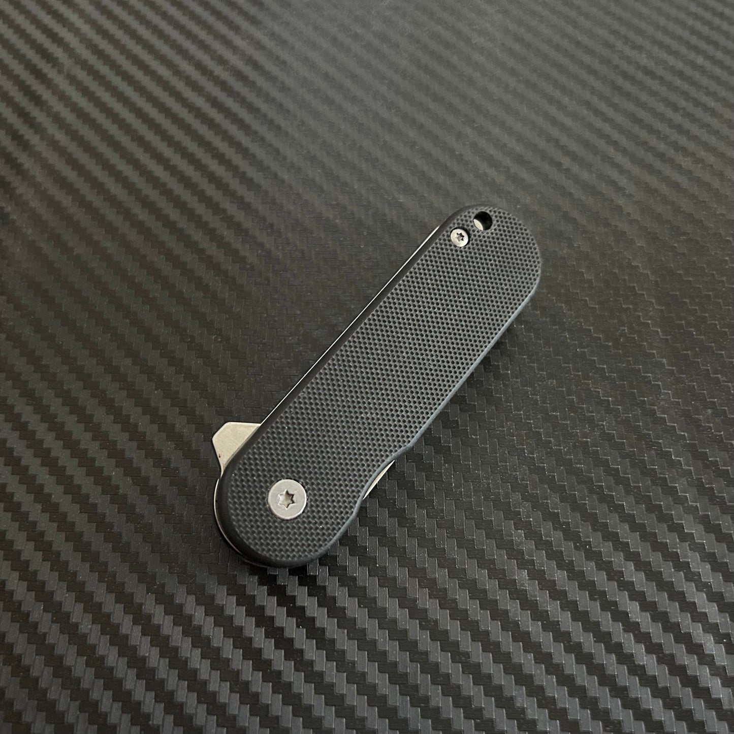 ElitEdge 6” Black Mini Cute Knife Ball Bearing Open Blade Folding Pocket Knife. Hunting, Camping, Cute Knife. Cool Knife