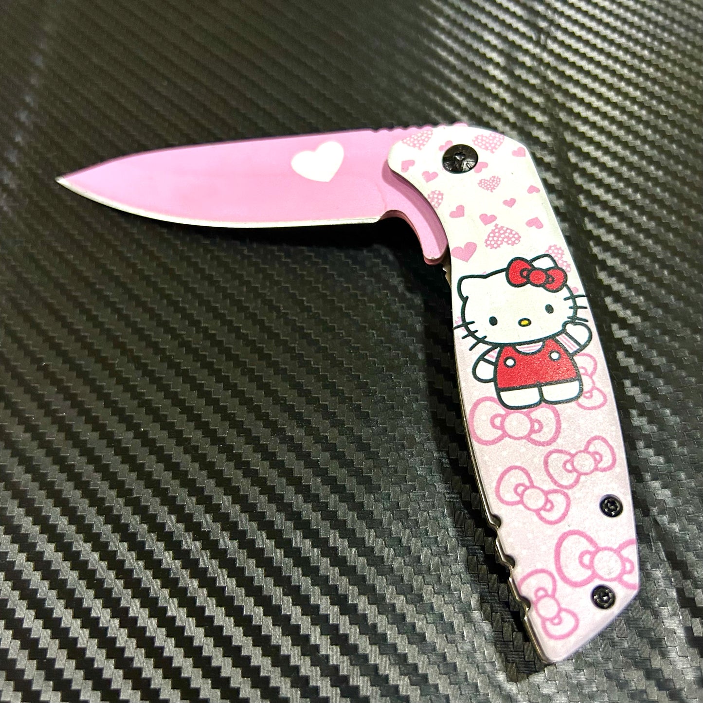 BladeDealUSA 8" Pink Heart Spring Assisted Open Blade Folding Pocket Knife (Copy)