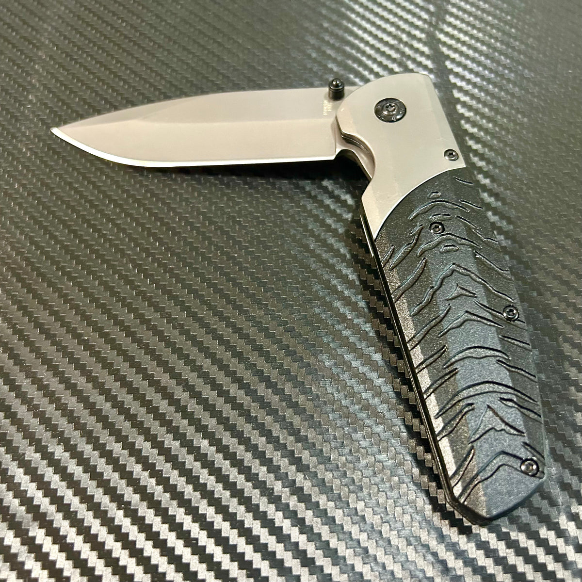 BladeDealUSA 9” Tactical Black Jumbo Spring Assisted Open Blade Folding Pocket Knife. Hunting, Camping, Cute Knife