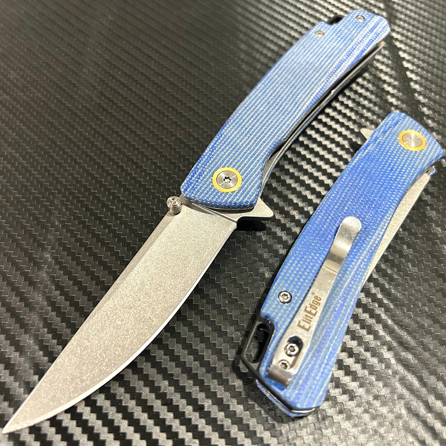 ElitEdge 9” Luxury Light Green Cute Ball Bearing D2 Blade Folding Pocket Knife. Hunting, Camping, Cute Knife. Cool Knife