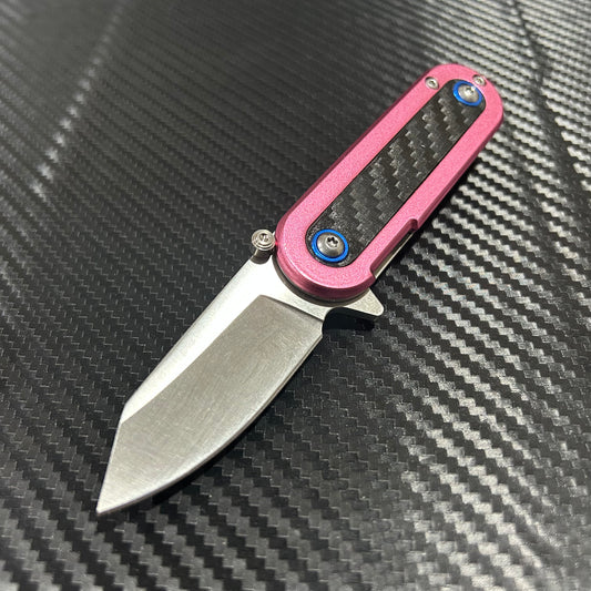 ElitEdge 6” Pink Mini Cute Knife Ball Bearing Open Blade Folding Pocket Knife. Hunting, Camping, Cute Knife. Cool Knife