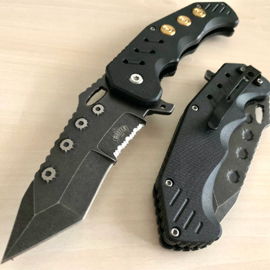 MTech 8” Awesome Bullet Design Tactical Spring Assisted Folding Pocket Knife