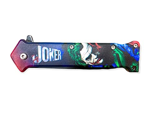 8" JOKER KNIFE JO5 Spring Assisted Open Folding Pocket Knife. Pocket Clip Included