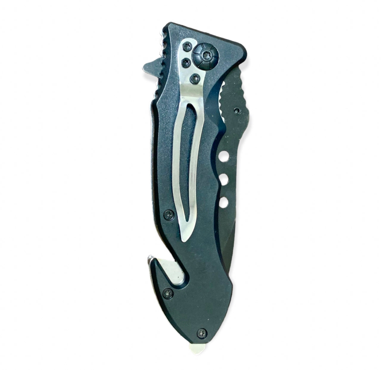 Wolf Super Knife Spring Assisted Open Folding Pocket Knife, 3D Print Handle